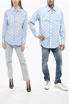 ERL Polka Dots UNISEX Shirt with Double Breast Pocket size S
