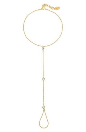Kozakh Crystal Hand Chain in Gold at Nordstrom