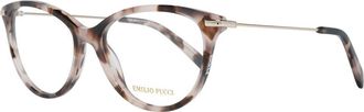 Emilio Pucci Pink Metal & Plastic Glasses Womens (Frames)