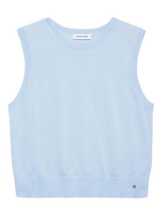 Anine Bing Moni sleeveless tank - Blue