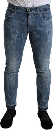 Dolce & Gabbana Gorgeous Skinny Jeans - Heren - Slim Fit Jeans - Blauw - 5XL - Katoen - Jeans