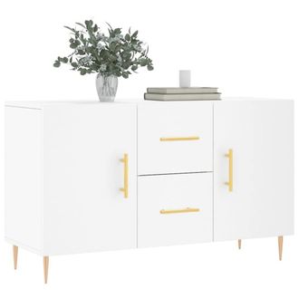 Berkfield Home Sideboard White 100x36x60 cm Engineered Wood | Size: 100 x 36 x 60 cm