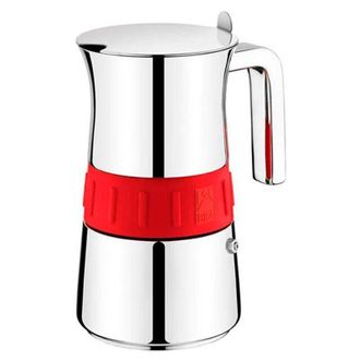 Bra Cafetera Italiana Bra Elegance Red 10 Tazas