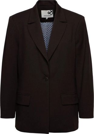 &Co Woman Glennis Blazer - Dames - Blazers - Bruin - XS - Polyester - Jassen