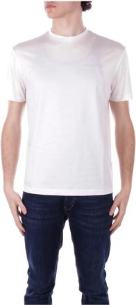 John Richmond Logo Front T-shirts en Polos Beige - Heren - T-shirts - Wit - 2XL - Katoen - Tops