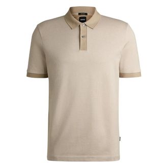 HUGO BOSS Hombre, Camisetas, Beige, Talla: M