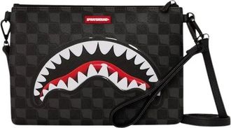 Sprayground Bags, male, Black, Size: ONE SIZE Sharks in Paris Balloon Crossover Clutch