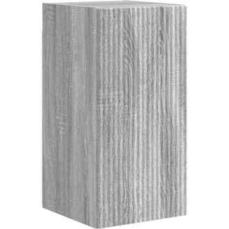 vidaXL Mueble De Tv Montado En La Pared Gris Sonoma 30 X 31 X 60 Cm Vidaxl