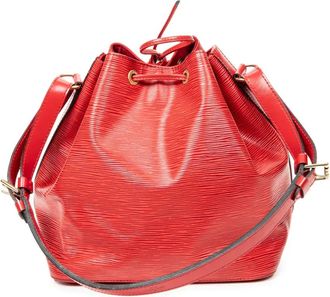 Louis Vuitton Borsa a secchiello Noe PM con coulisse 1995 - Rosso