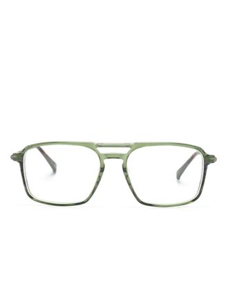 Etnia Barcelona Big Texas pilot-frame glasses - Green