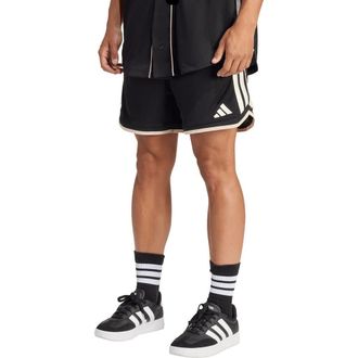adidas Stadium Mesh Shorts in Black/Off White at Nordstrom Rack, Size Xx-Large