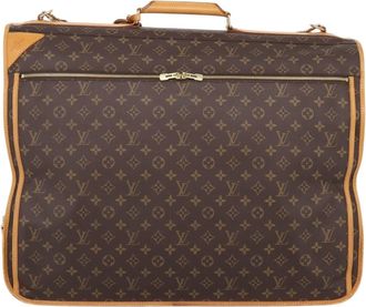 Louis Vuitton Garment Carrier Monogram Canvas Brown Canvas Handbag (Pre-Owned)