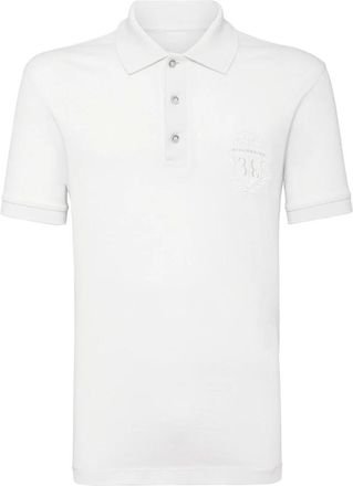 Billionaire Boys Club Polo Shirt SS Crest - Heren - Polos - Wit - S - Linnen - Tops