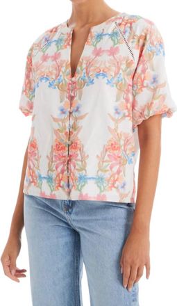 Allison New York Josephine Top In Floral