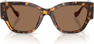 Versace 0ve4509u Oversized Tortoiseshell Acetate Sunglasses