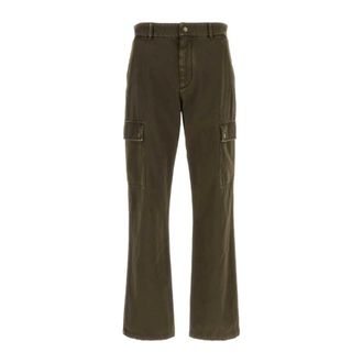 Burberry Outdoor Trousers, male, Green, Size: M Cargo Pant