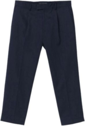 low brand Rechte Broek - Heren - Straight fit broeken - Blauw - W40 - Wol - Broeken