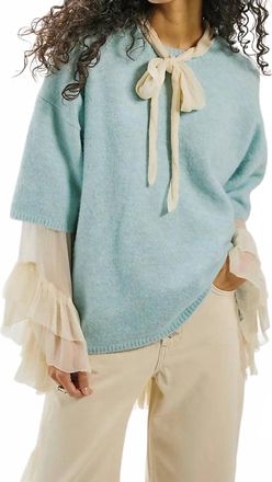 Free People Margot Sweater Tee In Angel Falls Melange