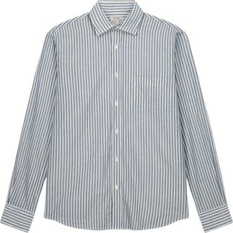 Hartford Paul Gestreept Borstzak Shirt - Heren - Casual Overhemden - Veelkleurig - S - Katoen - Overhemden