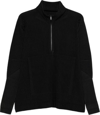 Issey Miyake Pliss&egrave; T-shirt - Heren - Coltruien - Zwart - XL - Truien & Vesten