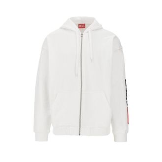 Diesel Denim Division embroidery full-zip hoodie Man L