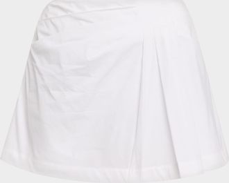 SIMKHAI Devlin Poplin Mini Skirt