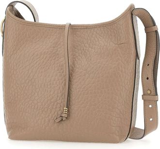 Gianni Chiarini Carla Crossbody Bag - Dames - Schoudertassen - Beige - ONE Size - Leer - Tassen