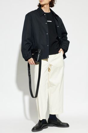 Jil Sander Sweatshirt With Logo, Mens, Black