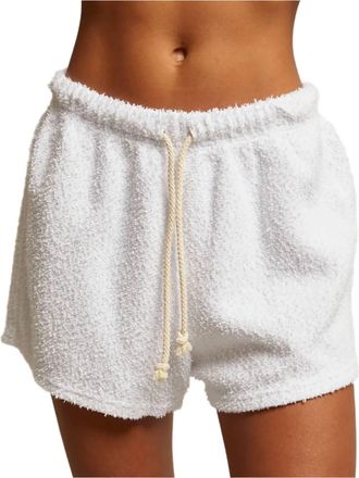 perfectwhitetee Dani Boucle Shorts In White