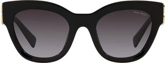 Miu Miu Sunglasses Mu01 Ys 1 Ab5 D1 Black/Gray Gradient Women