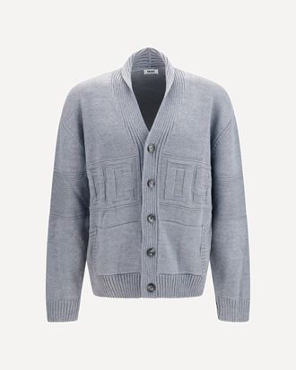 GCDS Buttoned logo Cardigan Male XL