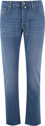 Jacob Cohen Jum Jeans - Heren - Slim Fit Jeans - Blauw - W42 - Denim - Jeans