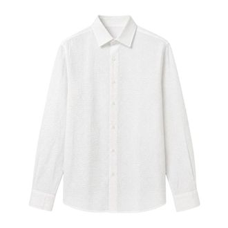 Xacus Casual Overhemden - Heren - Casual Overhemden - Wit - L - Overhemden