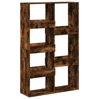 Berkfield Home Room Divider Smoked Oak100x33x155.5 cm Engineered Wood in Brown | Size: 100x33x155.5 cm