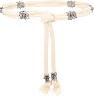 Isabel Marant Beige Braided Adjustable Belt