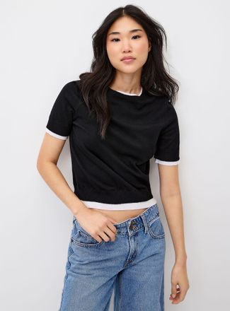 Twik Womens Overlaid effect sweater