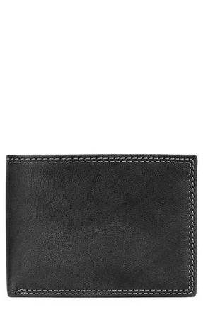 Buxton Credit Card RFID Leather Billfold Wallet in Black at Nordstrom Rack