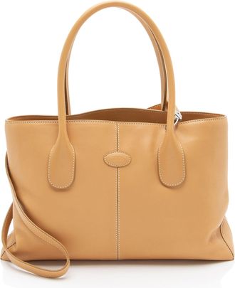Tod's Tods Smooth Leather D-Styling Small Tote