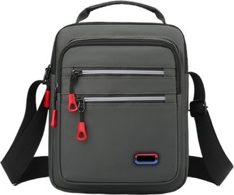 Generic Compatible For Mens business crossbody bag(White)