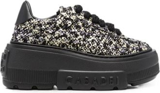 Casadei Schoenen, Dames, Zwart, 40 EU, Casadei Sneakers Zwart