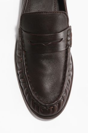 H&M Loafer aus Leder - Brown
