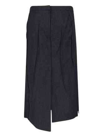 Victoria Beckham Womens Skirts Grey Wool