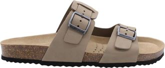 Geox Schoenen, Heren, Beige, 43 EU, Comfort Slipper Rovello