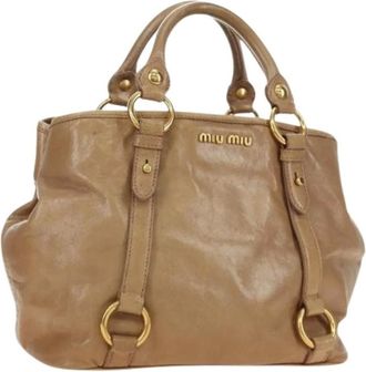 Miu Miu Borsa Pre-owned - - Pre-owned - Donna - Beige - ONE SIZE