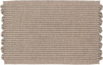 AYTM Design Fussmatte Redono aus recyceltem PET-Garn, Taupe, 50 x 70 cm