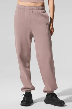 Alo | Accolade Sweatpant in Taupe, Size: Large