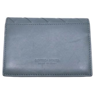 Bottega Veneta Pre-owned Wallets, female, Gray, Size: ONE SIZE Pre-owned Card Case