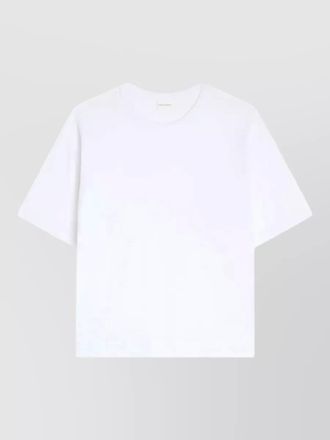 Dries Van Noten hegels logo short sleeve round neck t-shirt