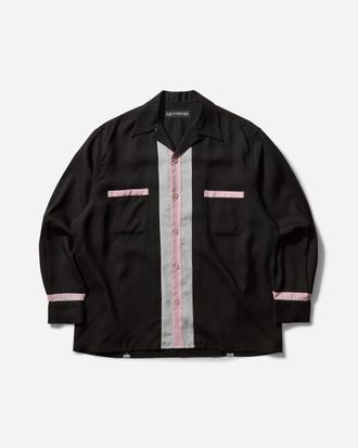 Wacko Maria Men s Switching Shirt (Type-2) Black