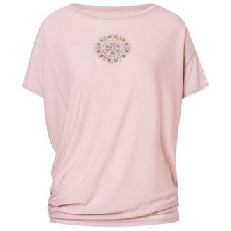 super.natural Ornamental Loose Tee Merinoshirt f&uuml;r Damen | rosa